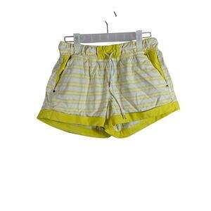 Lululemon Play All Day Striped Athletic Drawstring Shorts Women‎ Size 6